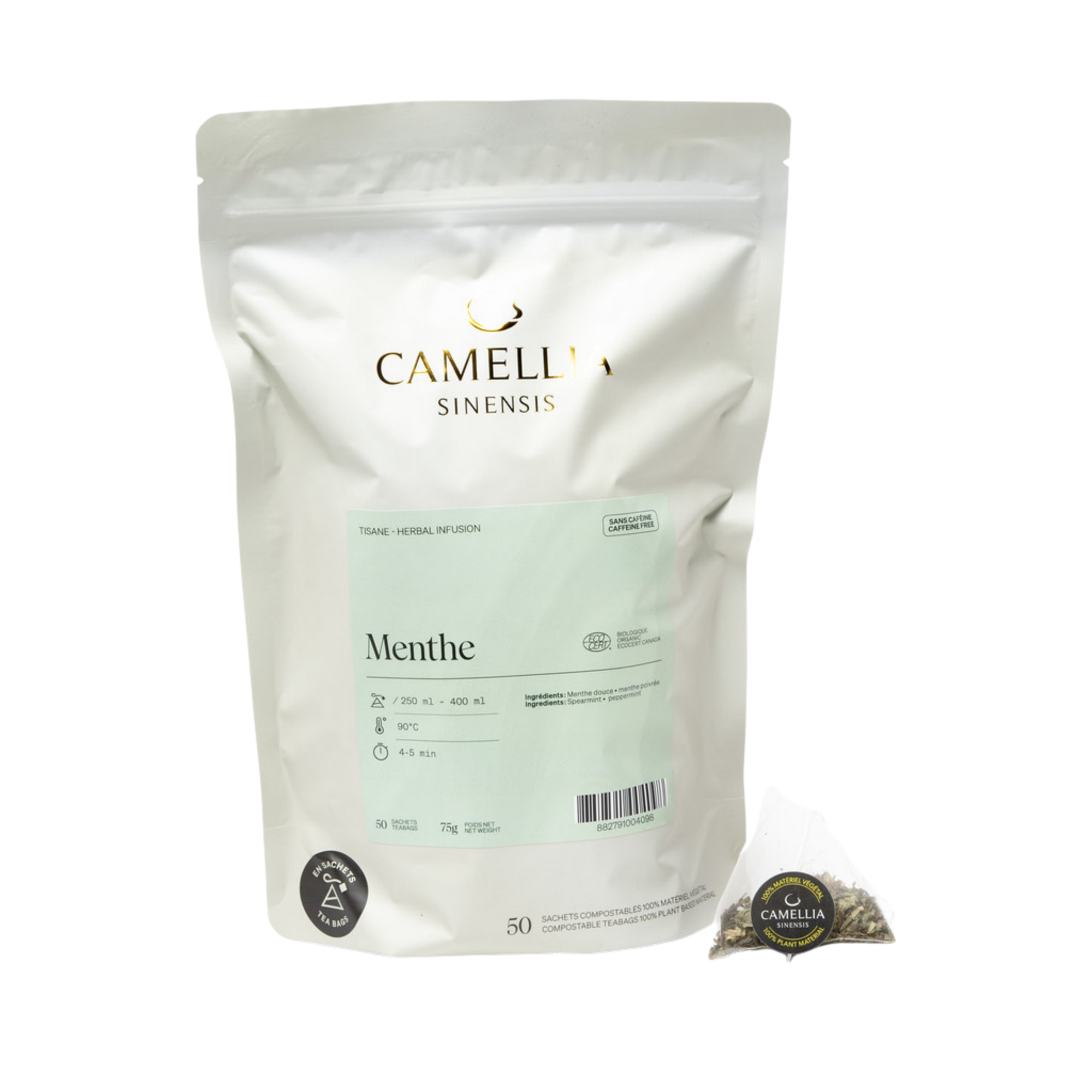 Menthe Biologique - 50 sachets