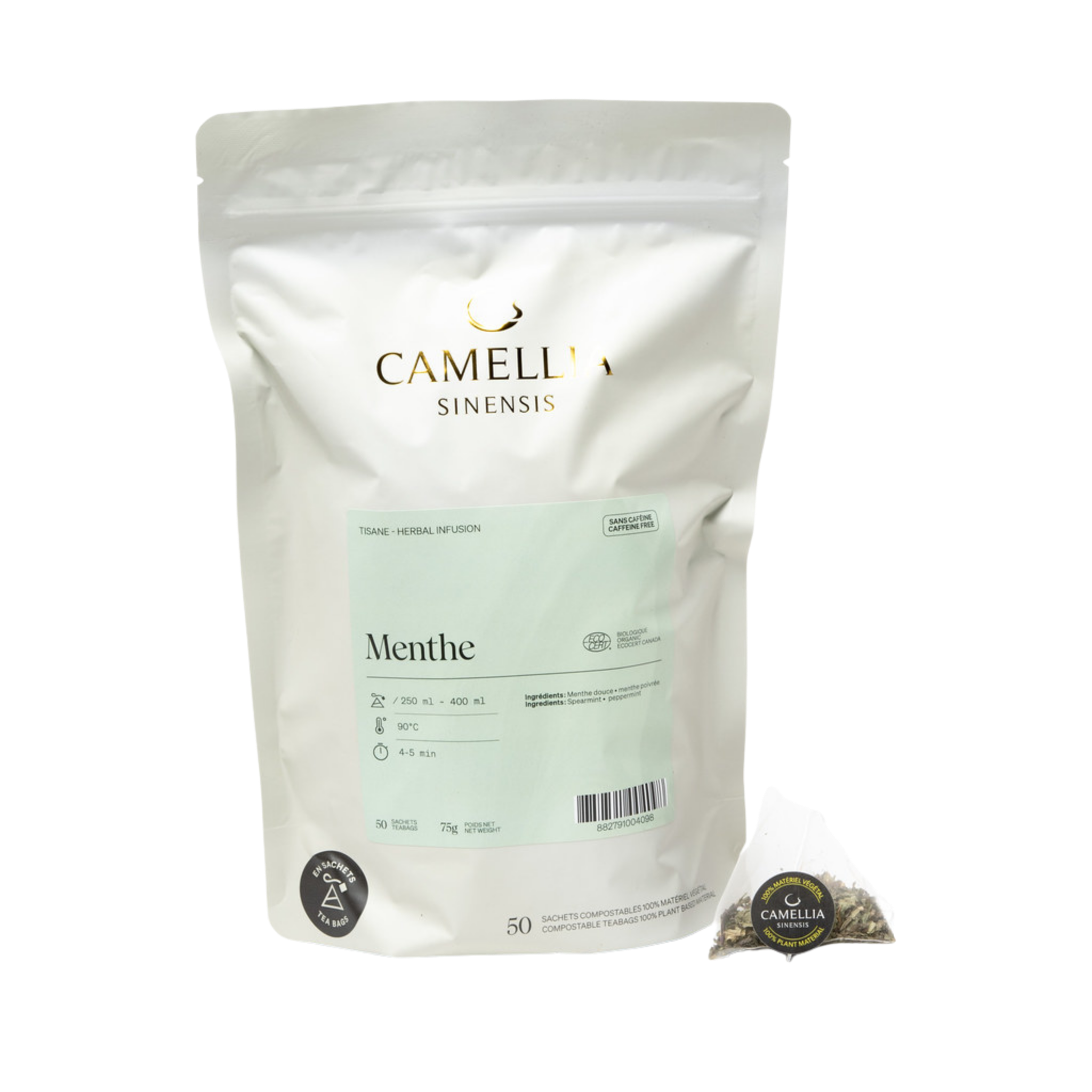 Menthe Biologique - 50 sachets